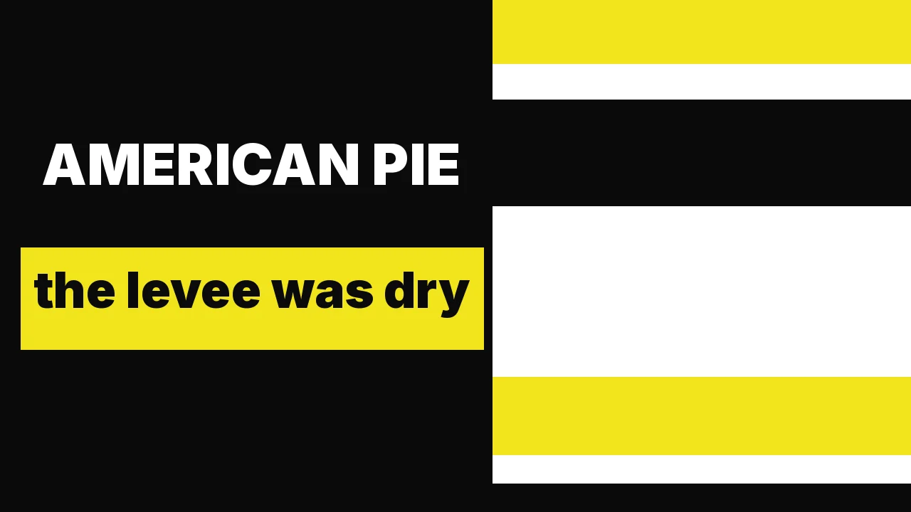 American Pie: Miss American Pie was never a girl