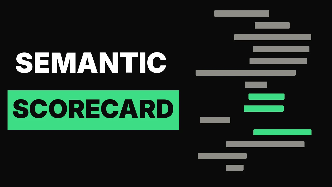 Semantic Scorecard: the moment you cut a word, something is gone