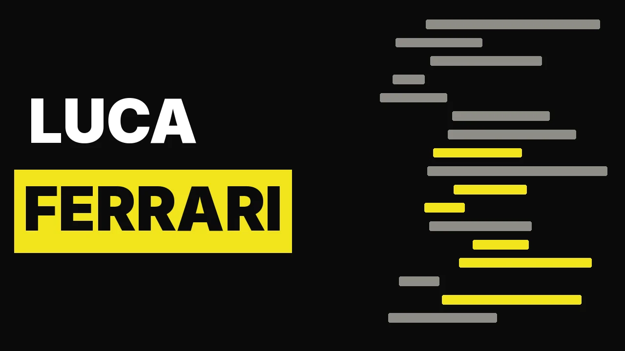 Who the Heaven is Luca Ferrari?!